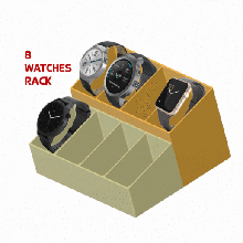 Uhren-rack gadget rack Uhren Halter gadgets tool desktop Zeug 3d print model - Mito3D
