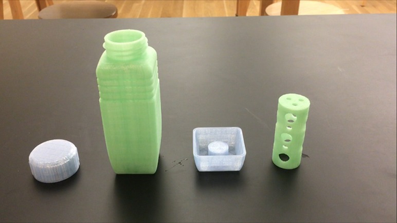 água garrafa filtro faça Ferramentas fabricantes 3d print model - Mito3D