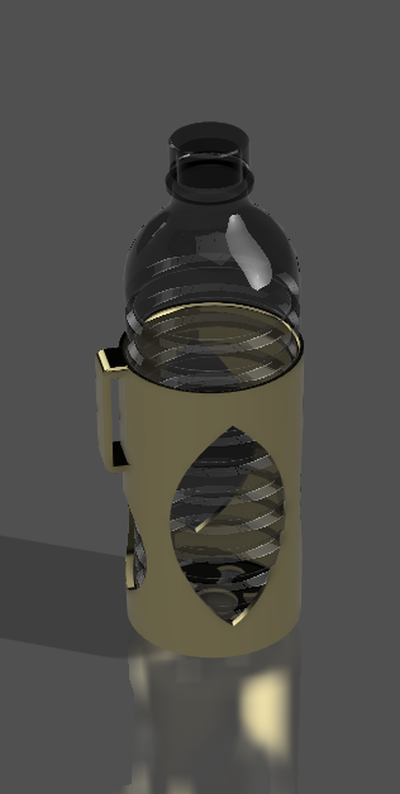 water bottle holster can 3d print model - Mito3D