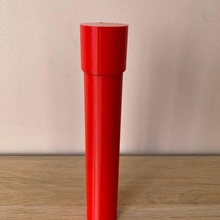 l'eau laissez tomber paille boîte 4 pailles goutte d'eau brosse 3d print model - Mito3D