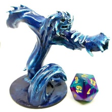 l'élémentaire d'eau 28mm table de jeu art les créatures pathfinder le monstre figurine miniature donjons dragons mdn 3d print model - Mito3D