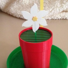 recurso água, 1 flor de rega fonte a casa animação histerese bomba 3d print model - Mito3D