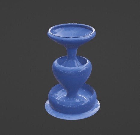 Wasser Blume Vase Kunst Landschaft 3D print model - Mito3D