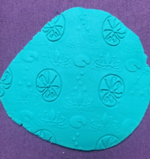 acqua gigli struttura francobollo sollievo biscotto frese biscotti trame decorazione forno bambino doccia texturizzatore foca loto 3d print model - Mito3D