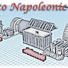 su değirmeni Ortaçağ wargame Napolyon döken warhammer şehir ev bina sahne diorama 3d print model - Mito3D