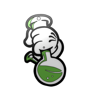water pipe keychain - bong chala marijuana cannabis sativa hemp hookah narguil shisha 3d print model - Mito3D