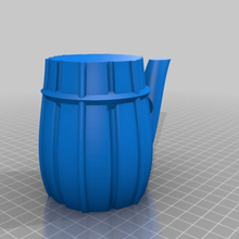 water pitcher 8oz home kitchen dining measuring cup keurig h2o coffee 3d print model - Mito3D