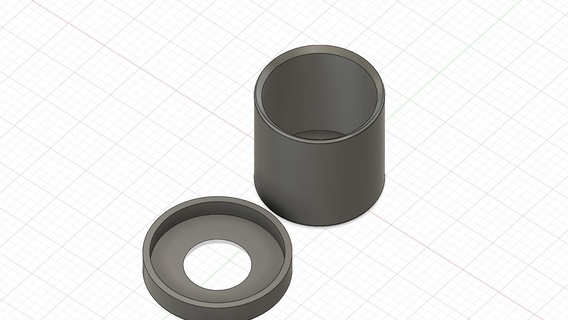 water pot paints container waterforpaints 3d print model - Mito3D