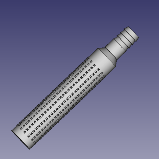 pompa acqua filtro di aspirazione diametro 22mm hotmilk strumento giardinaggio colino 3D print model - Mito3D