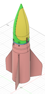 agua cohete artilugio arduino sensor servo motor 3d print model - Mito3D