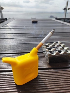 água fumaça filtro cigarro shisha iscas suporte 3d print model - Mito3D