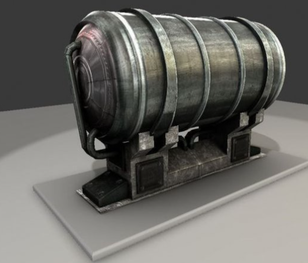 water tank Architecture metal city build 3D print model - Mito3D