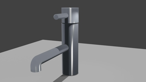 agua grifo llave 3d print model - Mito3D