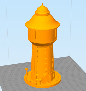 water tower watertower 3d print model - Mito3D