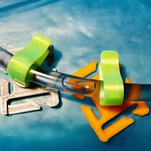 water tube clip gadget 3d print model - Mito3D
