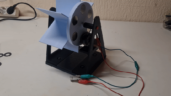 water turbine - generator rotor 3d print model - Mito3D