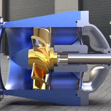 water turbine 1 tool tools 3d print model - Mito3D