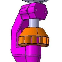 turbine de l'eau 3w6vdc testé divers bricolage 3d print model - Mito3D