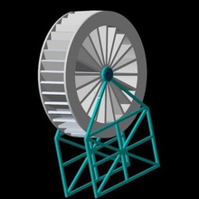 water wheel various education engineering learning 3d 3d print model - Mito3D