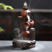 waterfall smoke wall cascade incense burner 3d print model - Mito3D