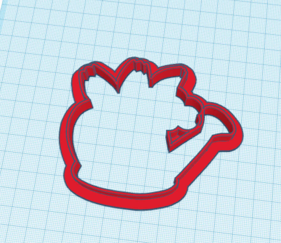 watering cookie cutter Home can flowers spring 3D print model - Mito3D