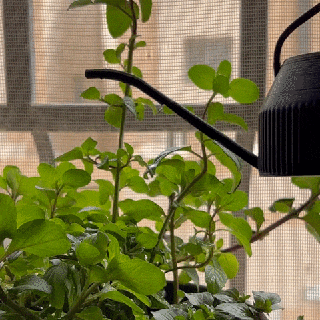 arrosage pot art titulaire soutien bureau gadget Créatif outils équipement Bureau intérieur Extérieur vase tissu impression endroit planteur jardin 3d print model - Mito3D