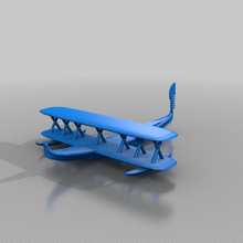 waterplane venetia art models plane airplane 3d print model - Mito3D