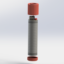 impermeabile starter di fuoco gadget sigillato firestarted bic più leggero acqua 3d print model - Mito3D