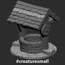 waterwell game boardgame dungeon warhammer water props 3d print model - Mito3D