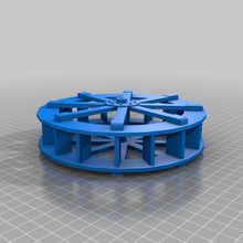 roue aubes 3d print model - Mito3D