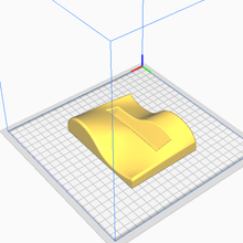 wave-like bussiness card container 3d print model - Mito3D