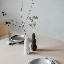 wave 03 home decor accessories interior vase flower 3d print model - Mito3D