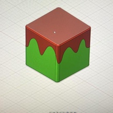 onda cubo m1 gadget colore giocattoli 3d print model - Mito3D