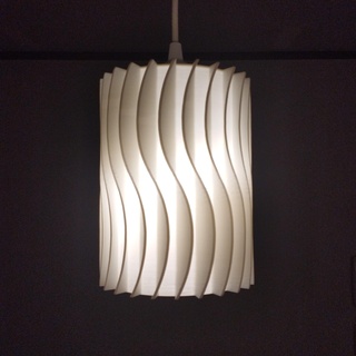 wave lamp vase mode lamp shade pendant desk lamp ceiling lamp hemma pendant lamp light  3d print model - Mito3D