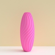 wave motion vase home deco 3print printing3d 3ddesign 3ddrawing cao print 3dprint technology geek geekette flowervase french designer tendency current trend 3d print model - Mito3D