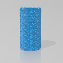 wave roller texture roll rollers architecture clay marker 3d print model - Mito3D