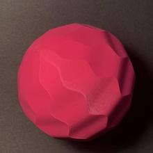 wave sphere art toy relax relaxation 3d print model - Mito3D