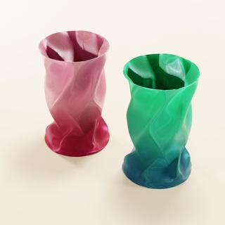 onda vaso scatola contenitore desktop fioriera giardino toro pianta carina regalo idea gratuito freddo creativo veloce ciambella 3d print model - Mito3D