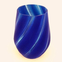 onda vaso a casa decoração torcida do tealight espiral sanduchi muito lâmpada ben malouf benitosanduchi 3d print model - Mito3D