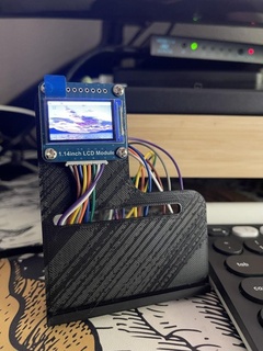 waveshare 114 pi zero mount raspberry w hobby 3d print model - Mito3D