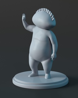 agitando gyoza Fata dorohedoro anime giocattolo carina figura 3d print model - Mito3D
