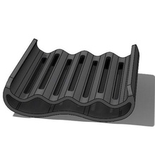 ondulato sapone titolare supporto 3d print model - Mito3D