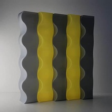 wellenförmige vase home 3d print model - Mito3D