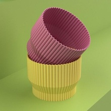 wavy vase - collection household toy see contemporary modern flower 3d print model - Mito3D