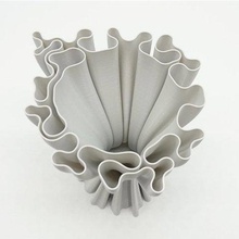 wellenförmige vase home Dekoration generative Verarbeitung 3d print model - Mito3D