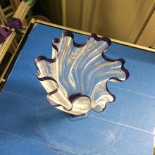 wavy wednesday 5 home decor vase mode spiral 3d print model - Mito3D
