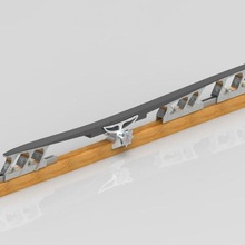 épilation à la cire profil outil de cross-country le ski patinage 3d print model - Mito3D