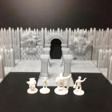 wayfarer modular arcane sanctuary terrain tiles 18mm scale game 3d print model - Mito3D