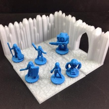 wayfarer modüler crystal palace arazi 18mm çaplı fayans oyun 3d print model - Mito3D
