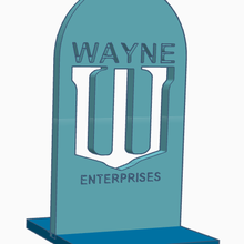 Wayne girişim kitap ayracı 3d print model - Mito3D